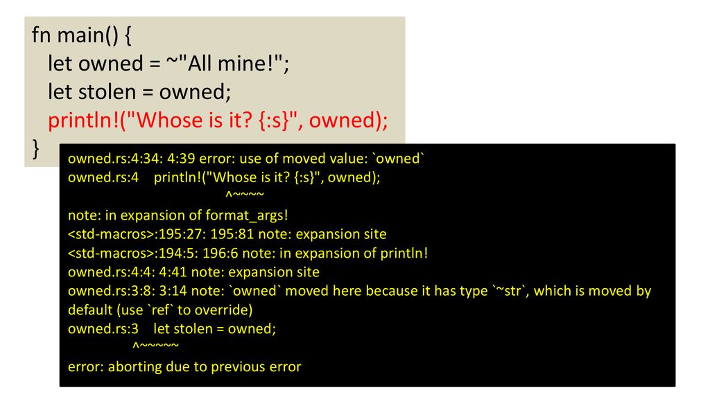 What the pointers in rust ppt download